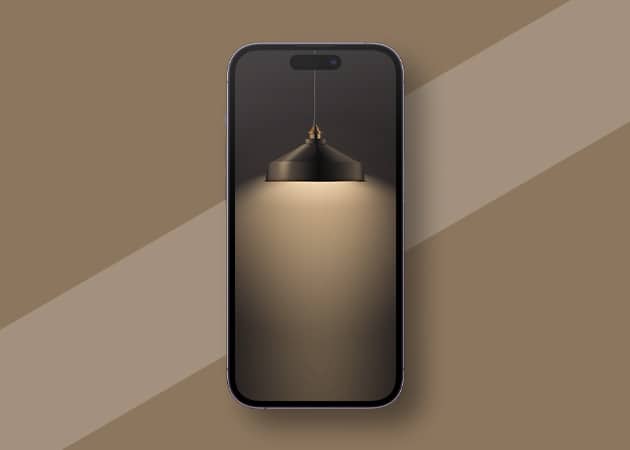 Minimalist-hanging-light-HD-iPhone-wallpaper-1
