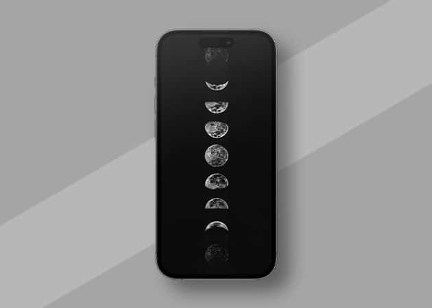 Phases-of-Moon-dark-minimalist-iPhone-wallpaper