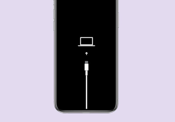 iPhone restore screen.