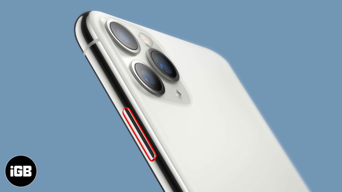 Iphone side button not working