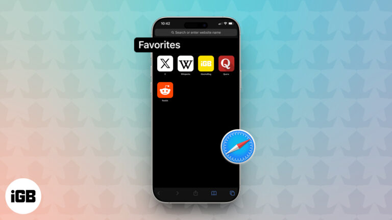 Add Favorites in Safari on iPhone or iPad.