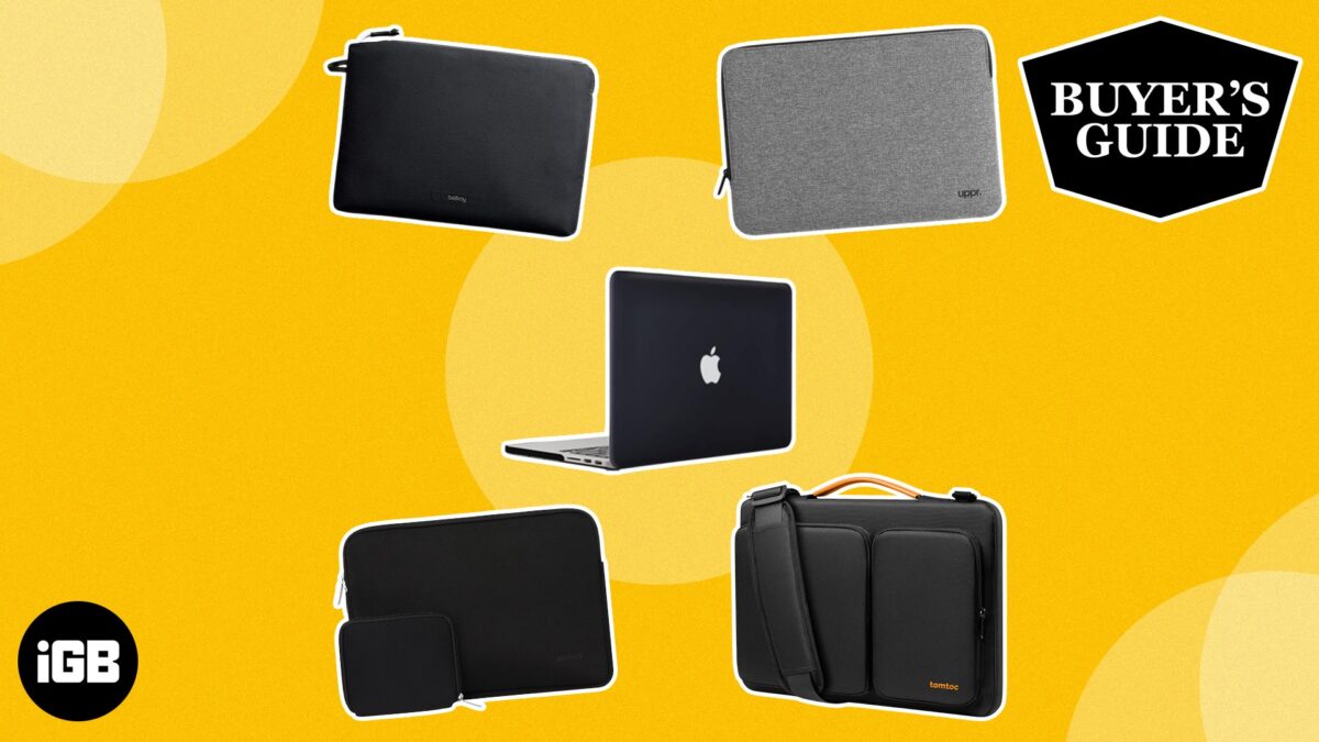 Best sleeves for 15 inch macbook air