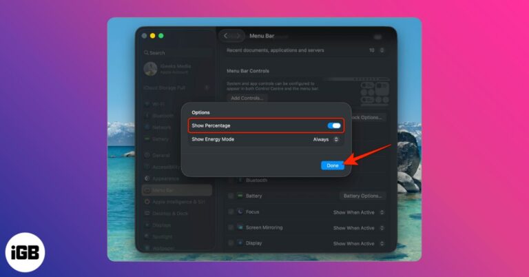 How to Show Battery Percentage on Your Mac