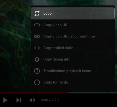 Set-a-video-in-Loop-on-YouTube-in-Mac