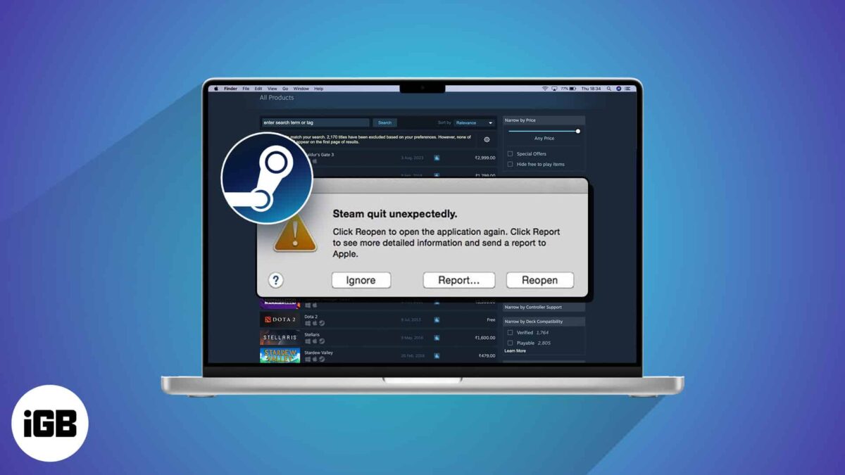 Steam not opening on mac 13 ways to fix it