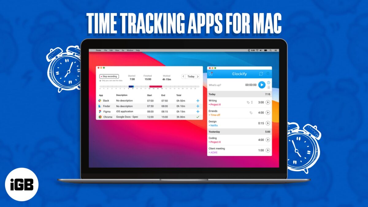 Best time tracking apps for mac