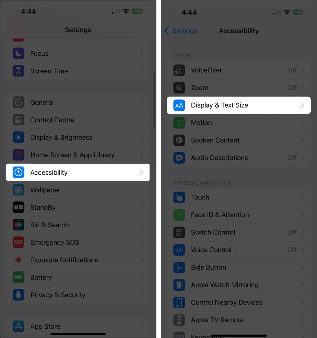 Accessibility-Display-Text-size