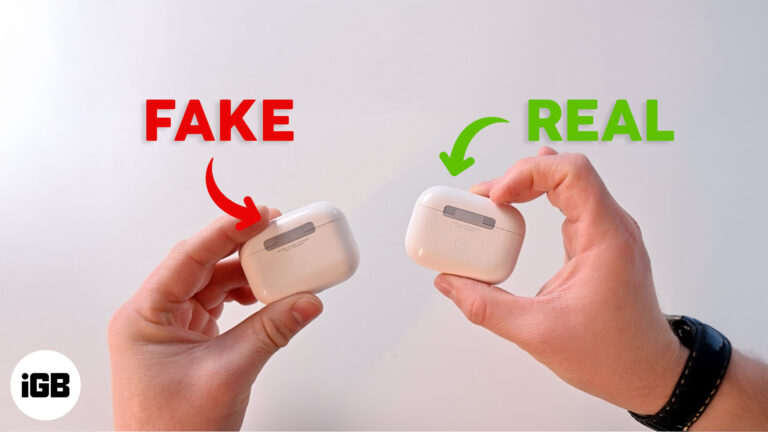 How to tell if airpods pro are fake
