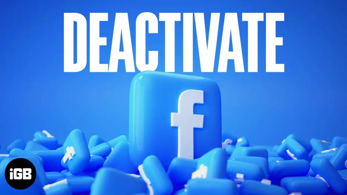 How to deactivate or delete facebook account on iphone or web