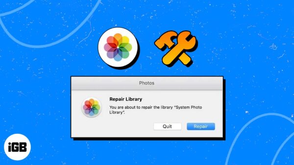 How to use photos repair library tool on mac 1
