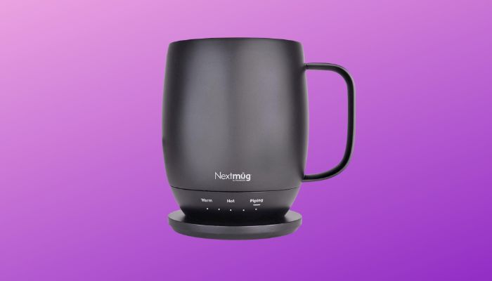 Nextmug temperature controlled coffee mug