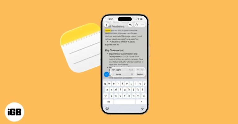 Find and Replace Text in the Notes App on iPhone