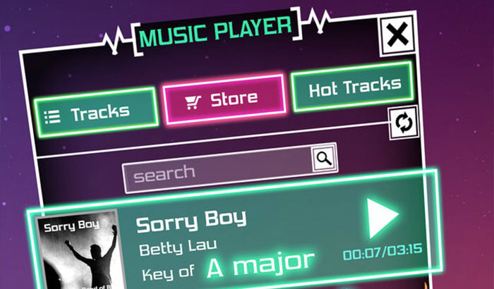 Groove planet music iphone and ipad game screenshot