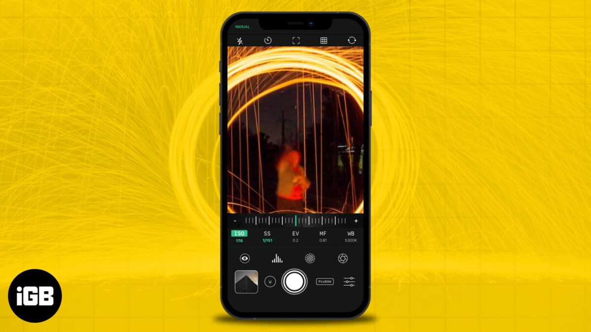 How to adjust exposure in the iphone camera app
