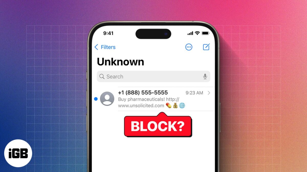 How to block number on iphone