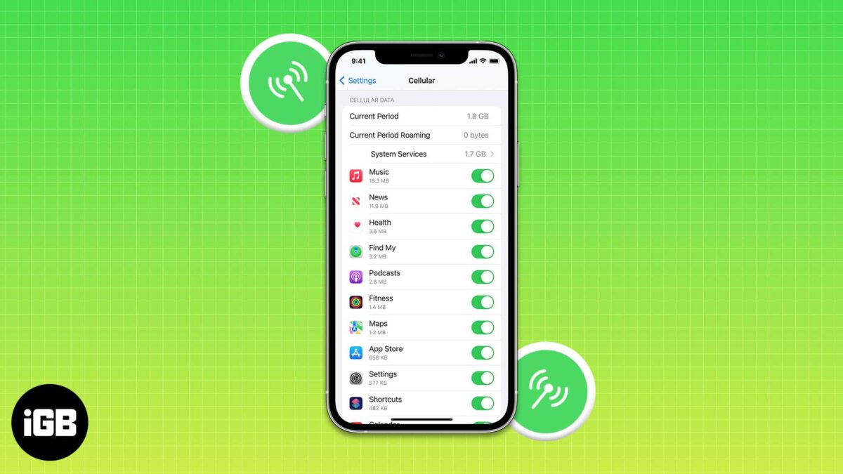How to check data usage on iphone