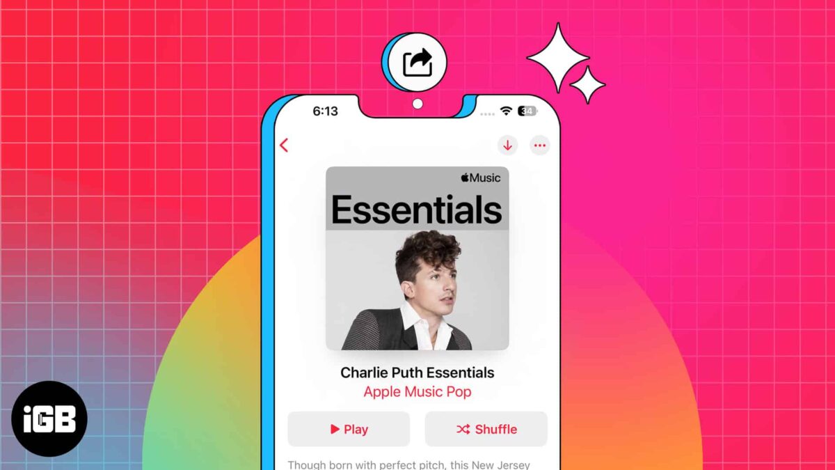 How to create and share apple music playlist
