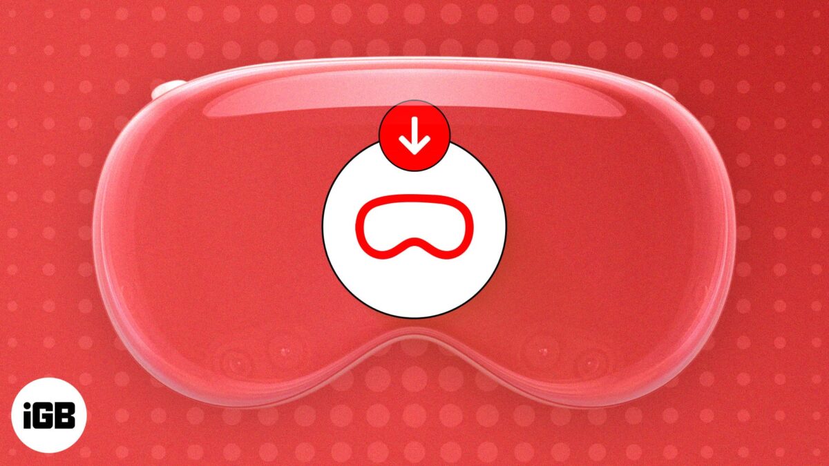 How to downgrade visionos on apple vision pro