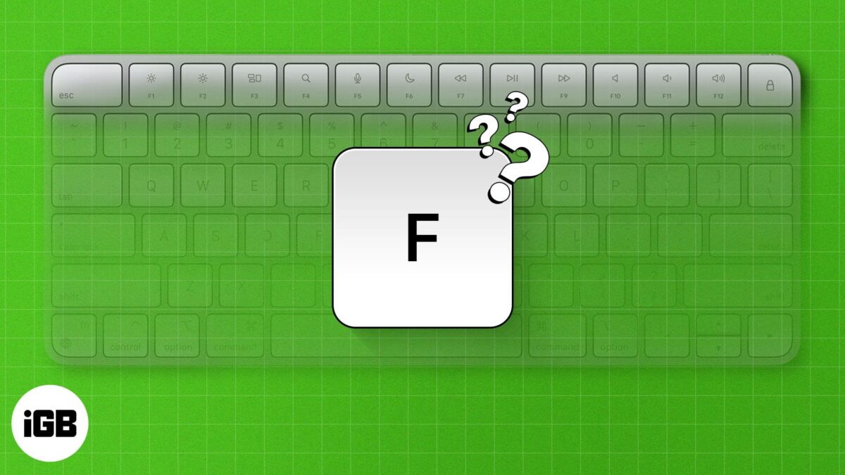 How to use f keys on mac