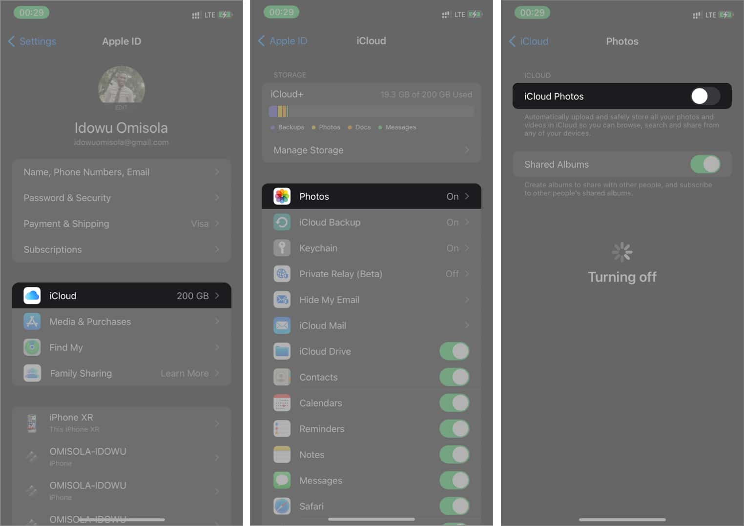 Remove photos from iCloud but keep them on iPhone