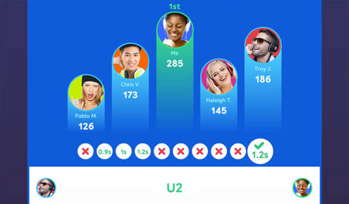 Songpop 2  music quiz iphone and ipad game screenshot