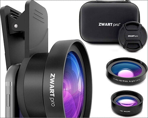Zwartpro 2 wide angle macro camera lens kit for ipad mini