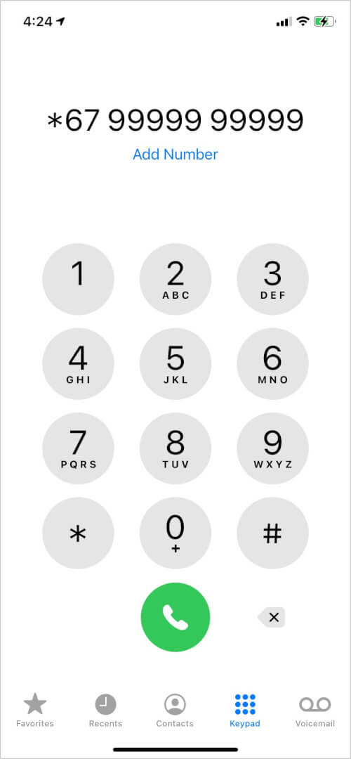 Hide your caller ID on a per-call basis