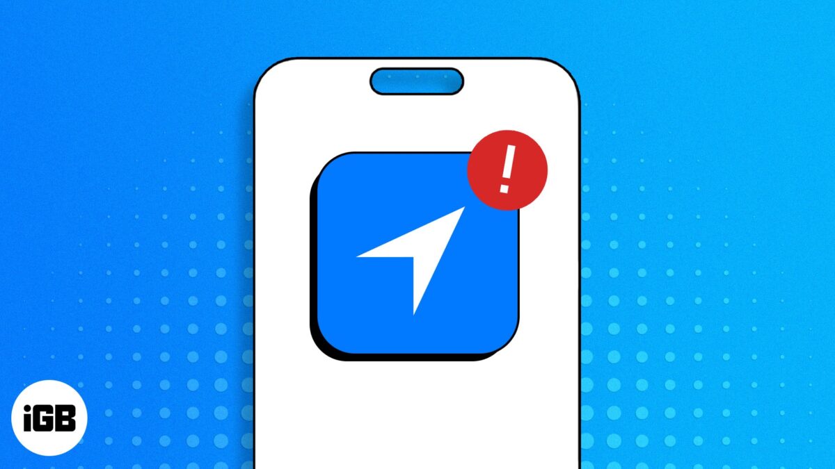 Iphone gps not working