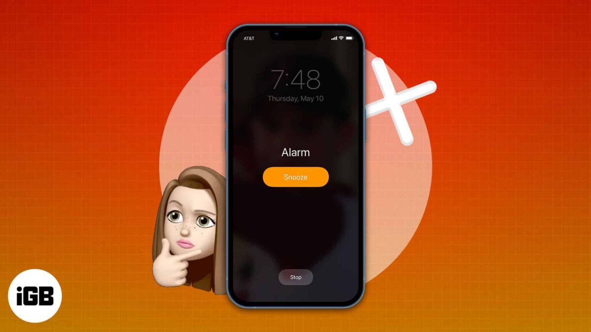 Iphone alarm not working