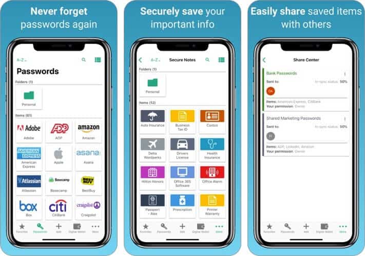 password boss iphone app screenshot