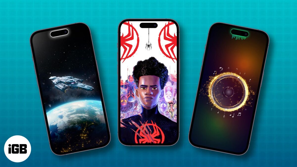 Dynamic island wallpapers in 4k for iphone