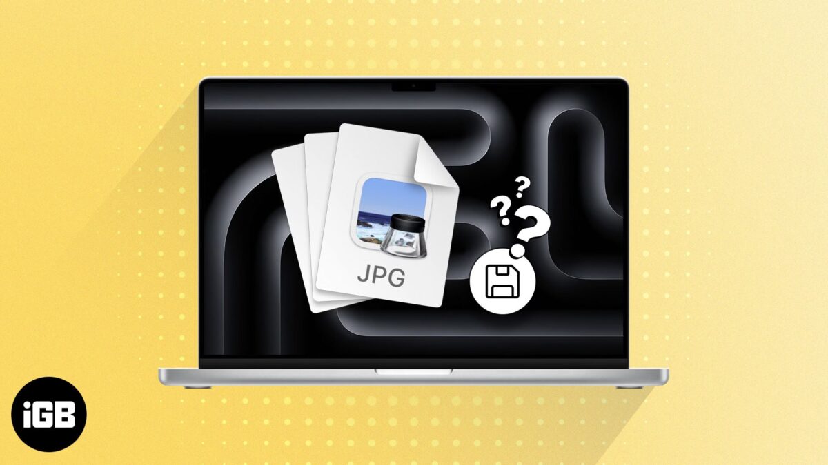 How to save image on mac