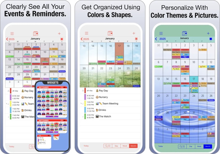 PocketLife Calendar app for iPhone