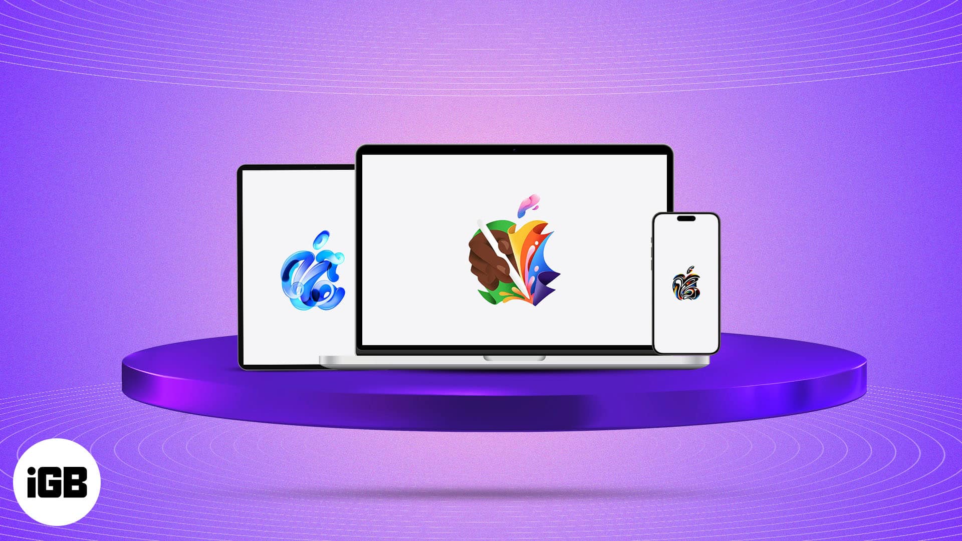Apple Let Loose Event wallpapers for iPhone iPad Mac