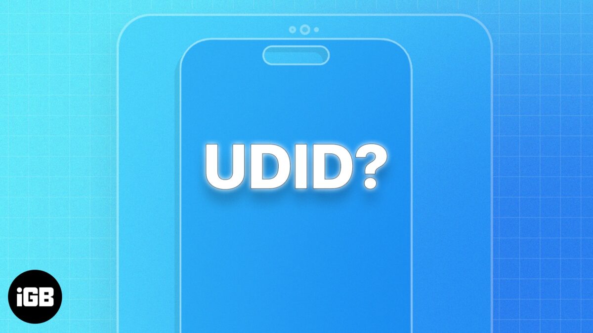 How to find udid of iphone or ipad