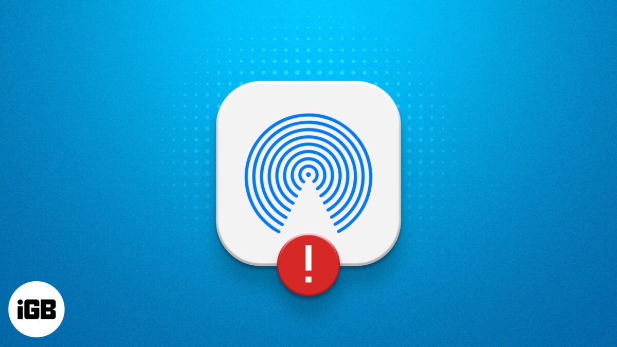 How to fix airdrop not working