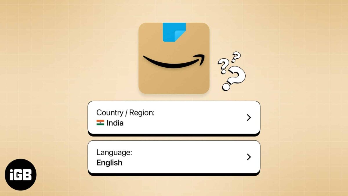 How to change country on amazon