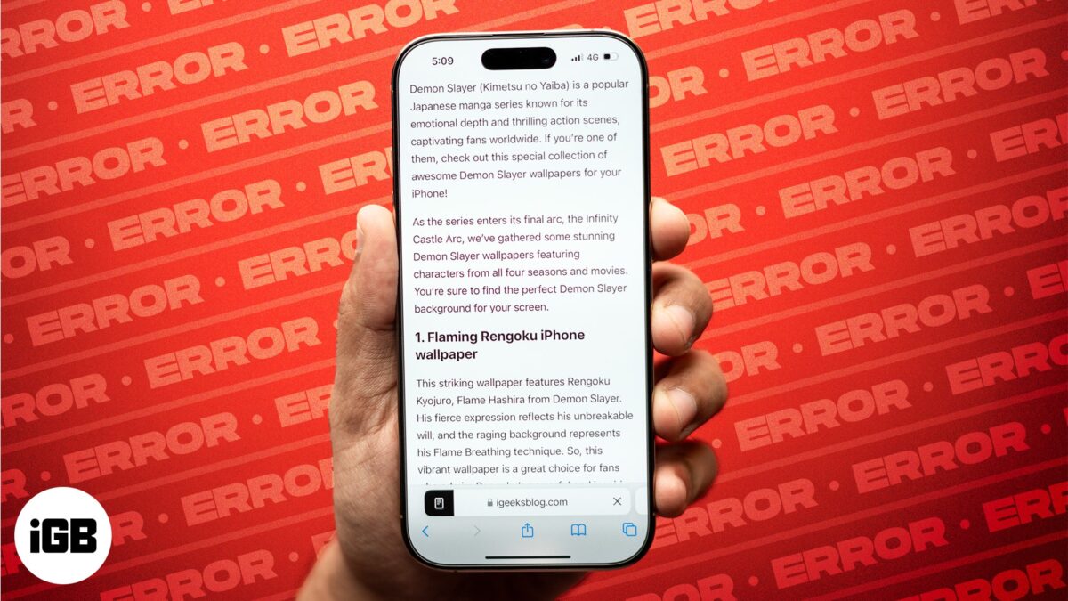 How to fix safari not working on your iphone