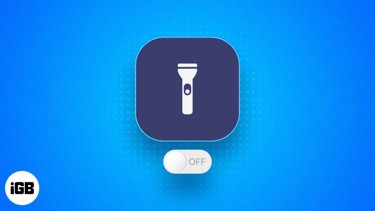 How to turn off flashlight on iphone