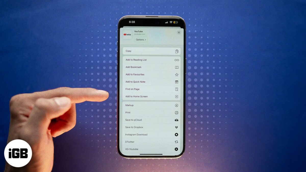 How to add website on iphone home screen