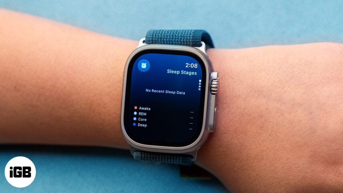 How to fix apple watch not tracking sleep