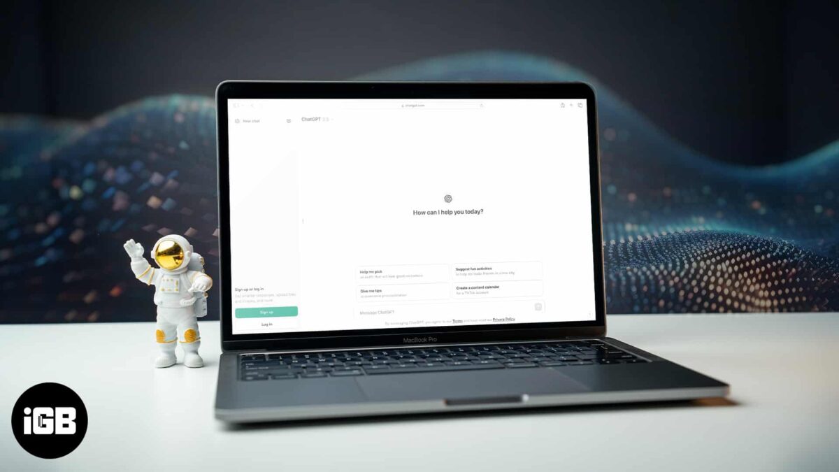 How to use chatgpt on mac