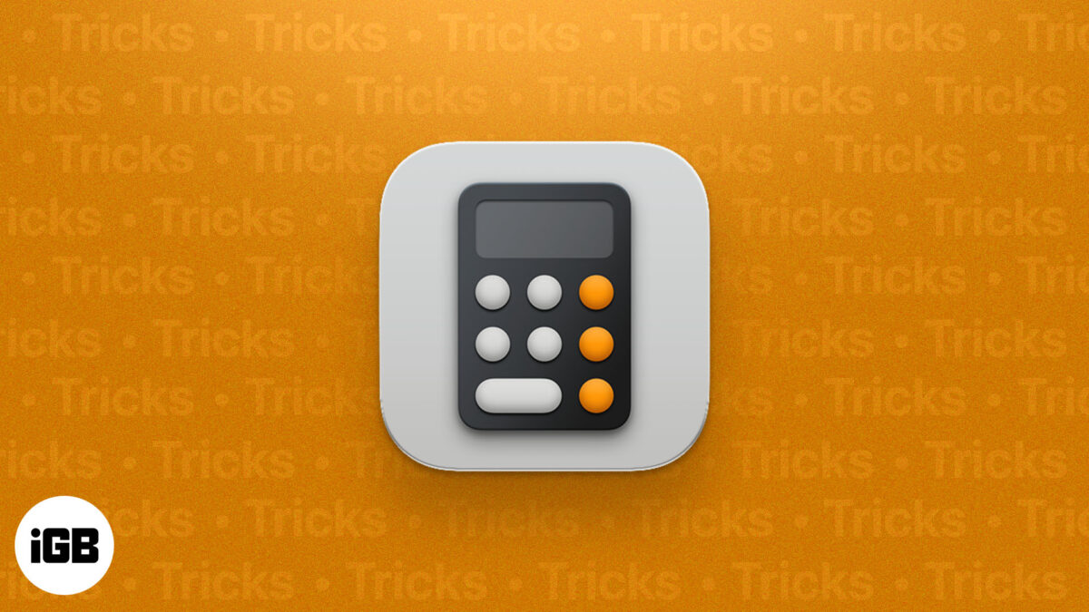 Tips to use calculator app in ios 18 on iphone