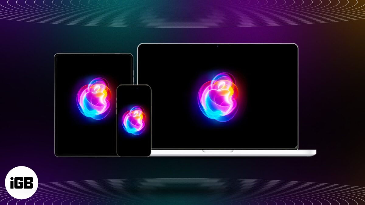 Download apple its glowtime event wallpapers