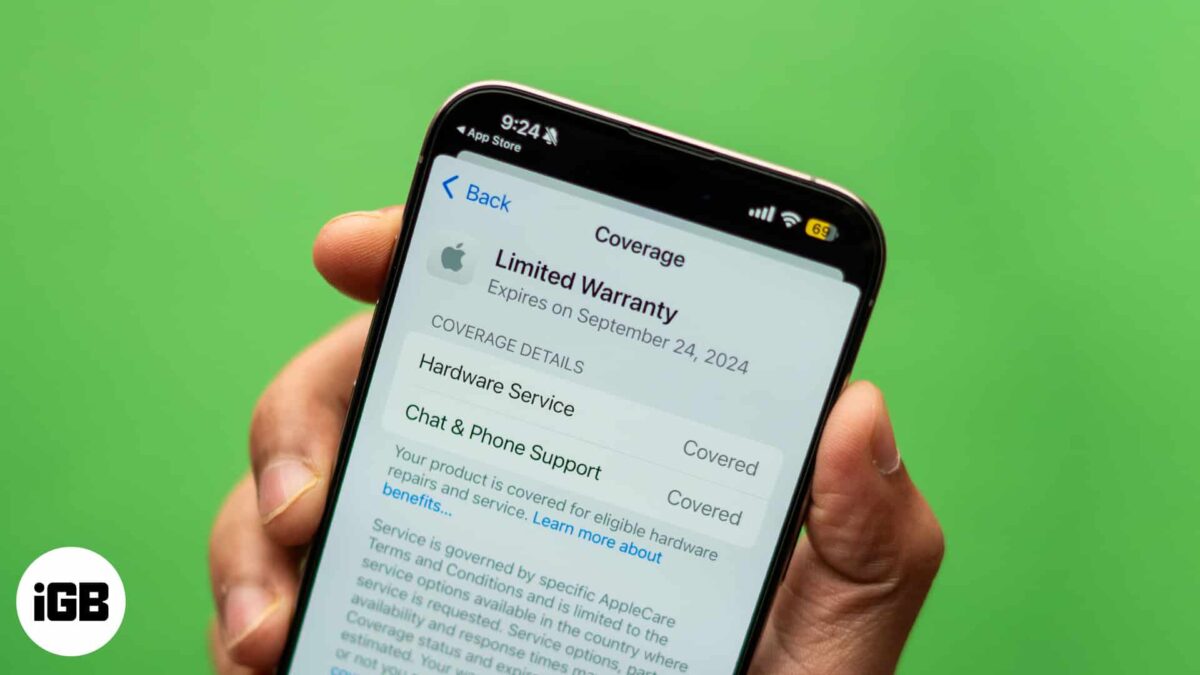 How to check warranty status for apple devices