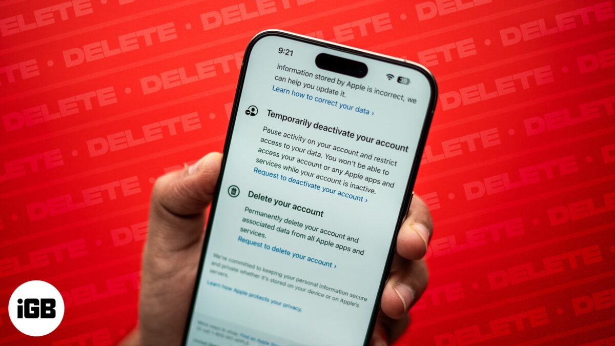 How to deactivate and delete your apple id