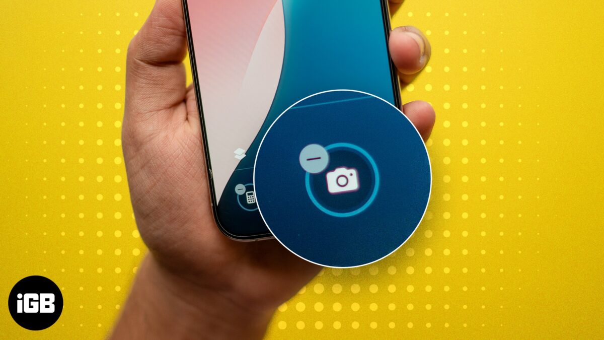 How to remove camera from iphone lock screen