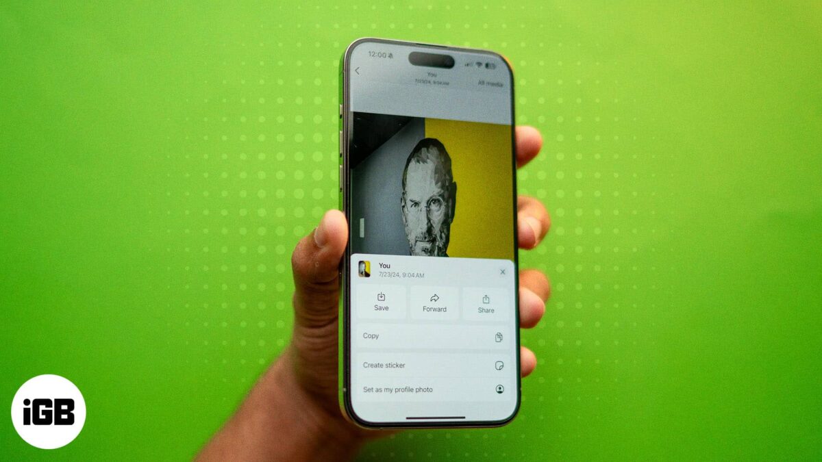 How to save whatsapp photos to an iphone