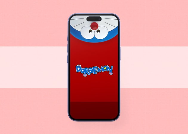 Doraemon dynamic island wallpaper.