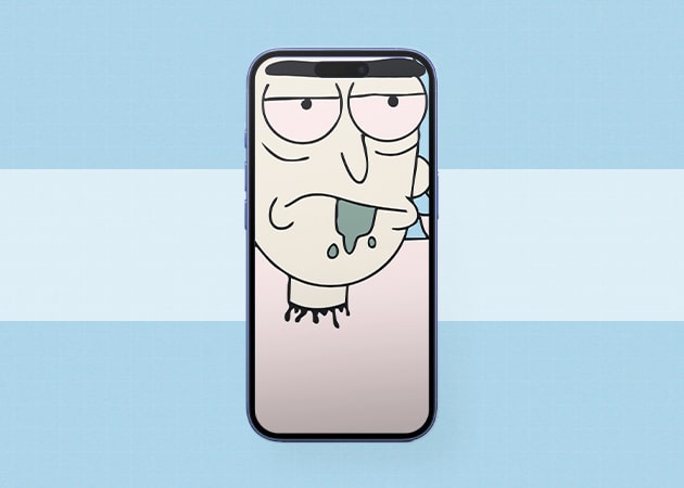 Rick and morty dynamic island.
